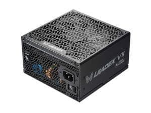 Super Flower Leadex VII XG 1000W 80+ Gold, Cybenetics Platinum, Full Modular, ATX 3.1 & PCIe 5.1, W/12VHPWR Cable (2x8pin - 16pin native cables) , Power Supply, FDB Fan, SF-1000F14XG, Black version
