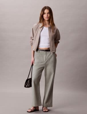 Marcy Twill Wide Leg Pants