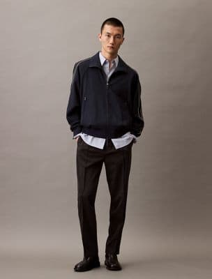 Wool Blend Pull-On Pants