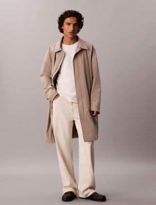 Tech Nylon Relaxed Car Coat