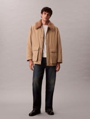 Sherpa Collar Puffer Car Coat