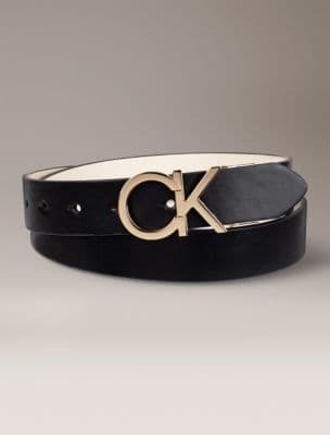 Monogram Logo Plaque Reversible Belt