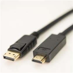 iCAN 高级 28AWG DisplayPort 1.2 - HDMI 2.0 超级 HDMI 线, 6 ft.