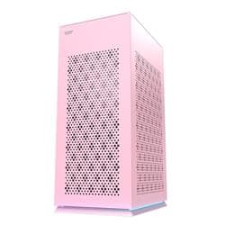 DarkFlash DLH21 Mini ITX PC Case, Pink