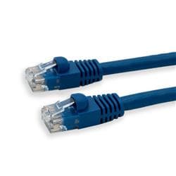 iCAN CAT6 24AWG RJ45 Patch Cable, 15FT, Bleu foncé (Boîte ouverte)