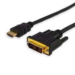 iCAN HDMI vers DVI (DVI-D) Lien unique, Mâle à Mâle, 6FT, Noir (Boîte ouverte)