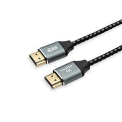 Câble iCAN HDMI 2.0, 4K@60Hz, 18Gps, Ultra mince, Tressé en nylon, M/M, 10FT