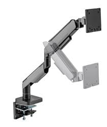 Brateck Heavy-Duty RGB Gas Spring Single Monitor Arm, fit 17"-49"(Open Box)
