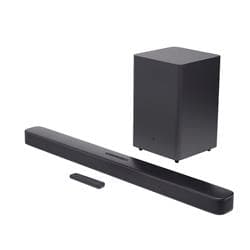 JBL 2.1ch Soundbar 300W with wireless Subwoofer (JBL2GBAR21DBBLKAM)(Open Box)