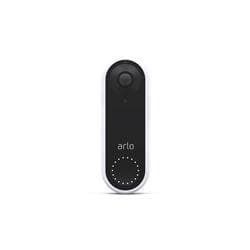 Arlo Video Doorbell (AVD1001-100CNS) Wired, 2K HD, 180° FOV, Motion Detection Smart Activity Zone Alert, IR Night Vision, 2-...