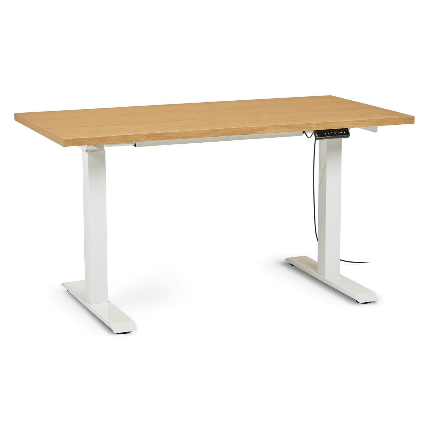 Haptic 55" Height Adjustable Desk - Oak