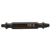 CRAFTSMAN DoubleLok Double-Ended Screw Extractor - #2 - M2-High Speed Steel - Designed for Impact Driver