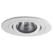 Halo 50 W PAR20 4-in Adjustable Recessed Trim - White Satin