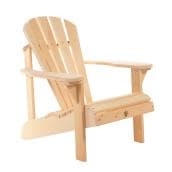 The Bear Chair Company Eastern White Pine Natural Finish Muskoka Chair
