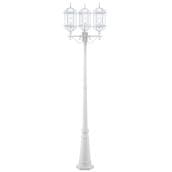 Harbor Breeze Benjamin 3-Light Post Lamp - White