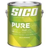 SICO Pure Self-Priming Latex Paint - Flat Finish - 3.78-L - Neutral Base