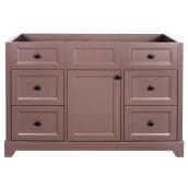 Luxo Marbre Sud Bathroom Vanity - 48-in x 21-in x 34-in - 1 Door and 4 Drawers - Taupe Brown