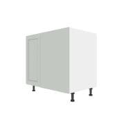 Landon & Co. ELITE Corner Base Cabinet with 1 Door Shaker Style 36-in - Grey