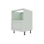 Landon & Co. ELITE Base Cabinet for Microwave with 1 Drawer Shaker Style 24-in - Grey