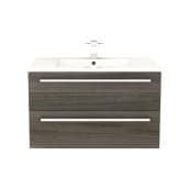 Cutler Forest Silhouette Wall Hung Vanity-Sink Combo - 30-in - 2-Drawer - Zambukka