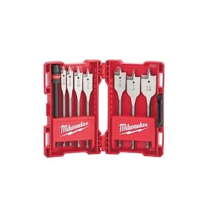 High Speed Wood Spade Bit Set (8-Piece)
