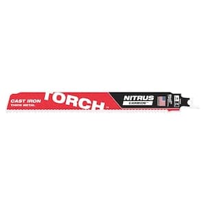 9 -inch 7 TPI TORCH Nitrus Carbide Teeth Metal Cutting SAWZALL Reciprocating Saw Blade