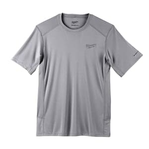 Men's Medium Gray GEN II WORKSKIN Light Weight Performance Short-Sleeve T-Shirt