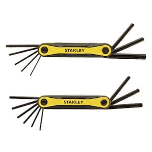 折叠式 Metric 和 SAE 六角扳手套装 (2 Pack)