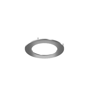 4 inch Recessed add-on trim in Satin Nickel