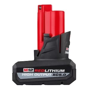 12V M12 Lithium-Ion Extended Capacity (XC) 5.0 Ah REDLITHIUM HIGH OUTPUT Battery