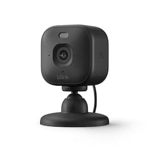 Mini 2K+ Plug-in Home & Pet Security Camera with 2K video resolution, colour night vision, enhanced audio, motion detection – 1 camera Black
