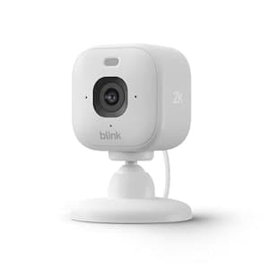 Mini 2K+ Plug-in Home & Pet Security Camera with 2K video resolution, colour night vision, enhanced audio, motion detection – 1 camera (White)