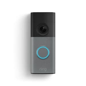 Wired Doorbell (newest model), Wide-Angle Retinal 2K, up to 6x Enhanced Zoom, pair with Alexa+ or Ring Chime for in-home alerts, Speckled Gray