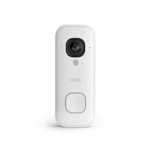 Wired Doorbell 2K+ (White) - Head-to-Toe 2K video doorbell, continuous hardwired power
