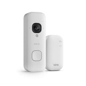 Battery Doorbell 2K+ (White) Sync Module Core included — Wireless video doorbell, 2K resolution