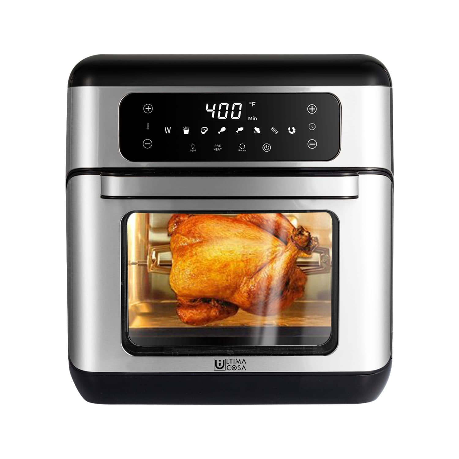 Ultima Cosa Digital Air Fryer Oven - 10L/10.6QT - Black Stainless Steel - Only at Best Buy