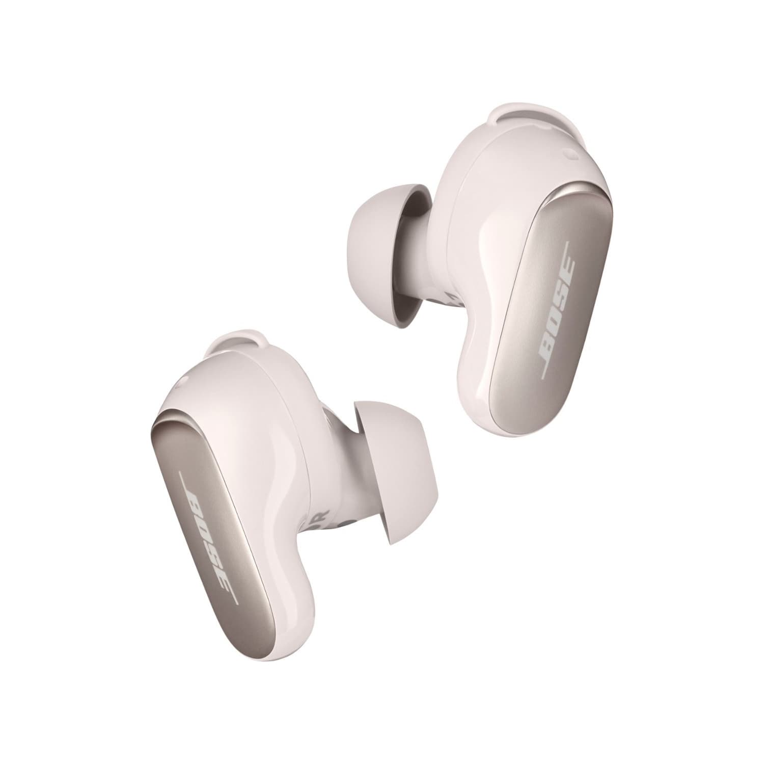 Refurbished (Excellent) - Bose QuietComfort Ultra Wireless Noise Cancelling Earbuds - White Smoke
