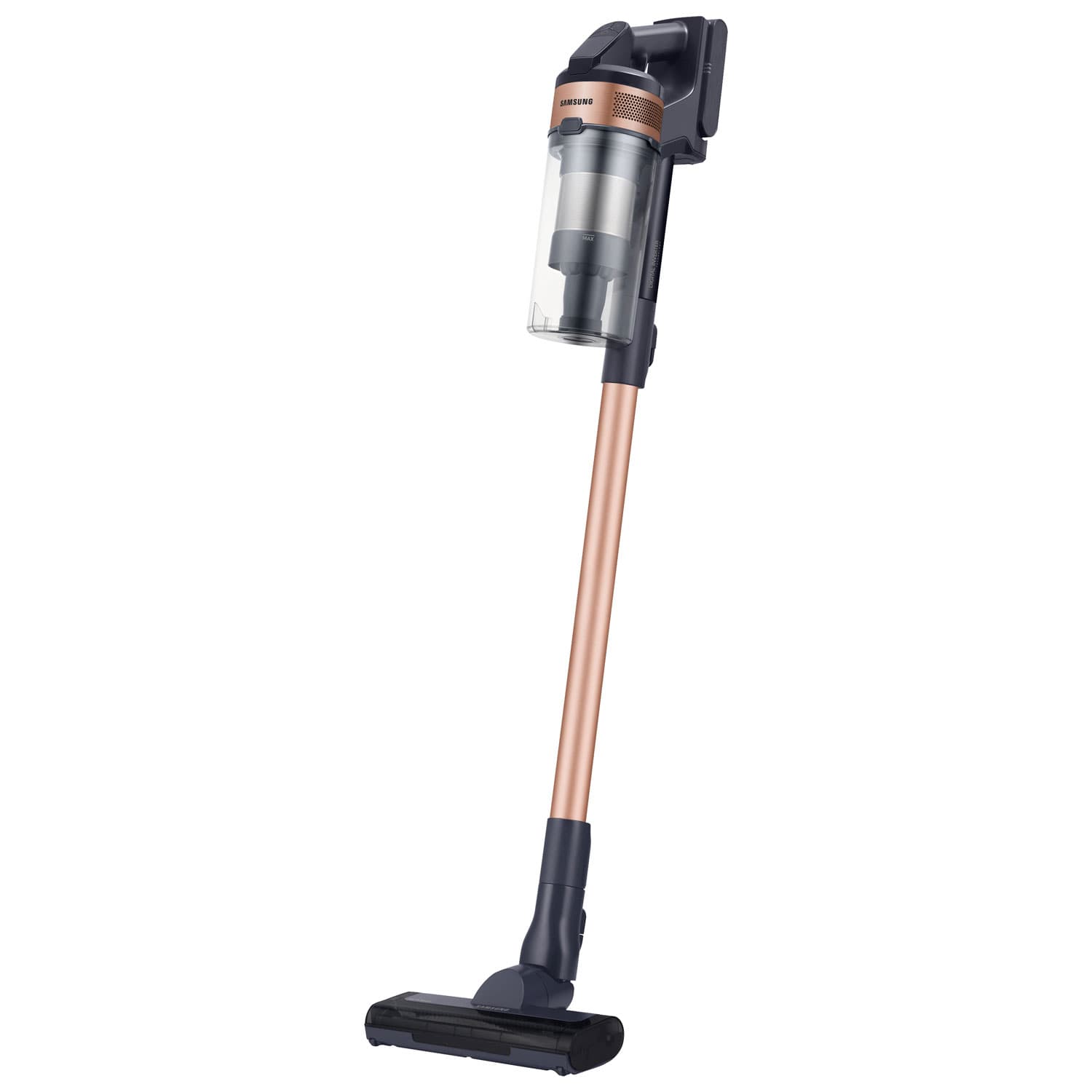 Samsung Jet60 Pet Cordless Bagless Stick Vacuum for Pet Hair with Jet Fit Brush, 150W Suction, 40 min Runtime - Rose Gold