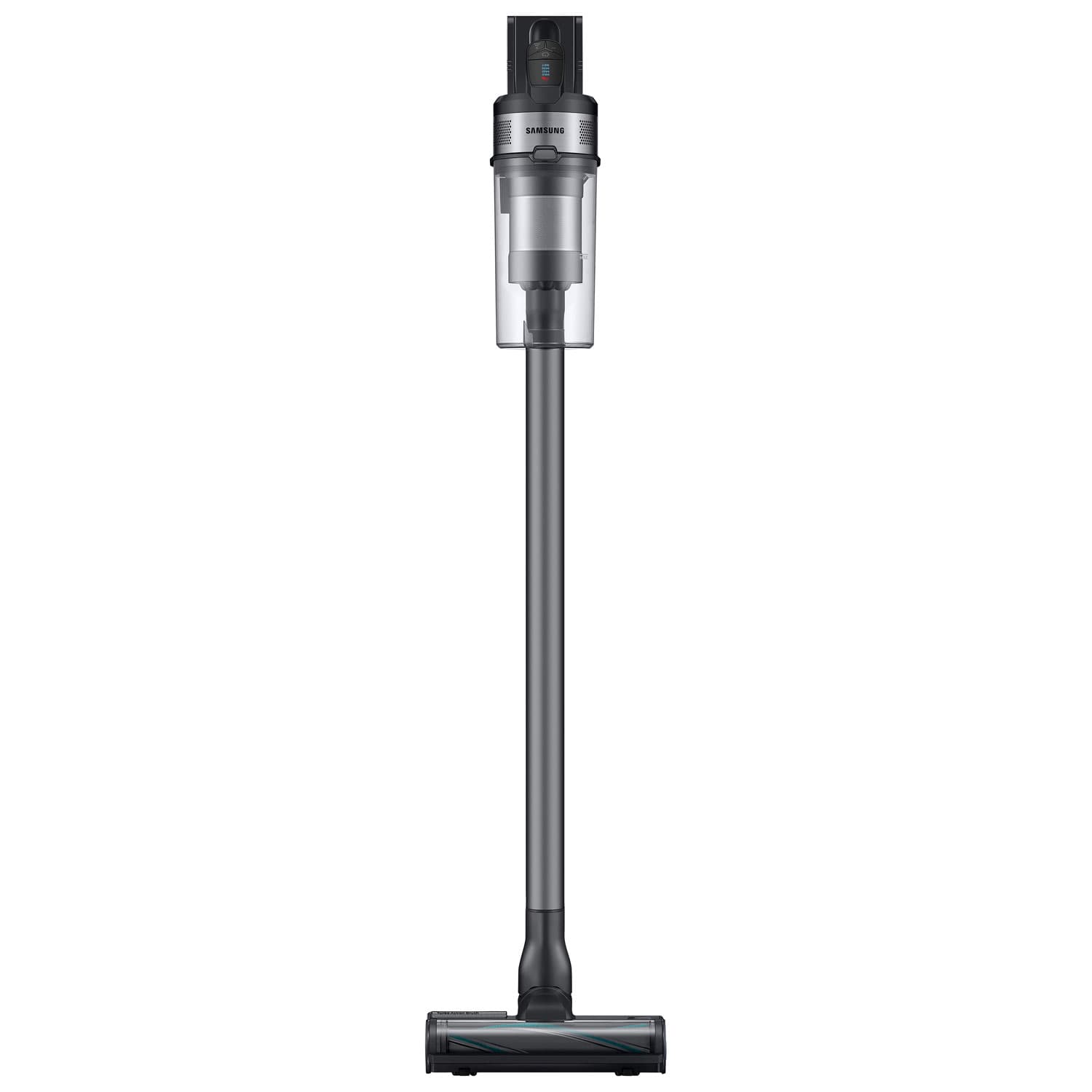 Samsung Jet75 Pet Aspirateur balai sans fil sans sac pour poils d'animaux avec aspiration de 200W, autonomie de 60 min, outil pour animaux, brosse Turbo Action - Noir