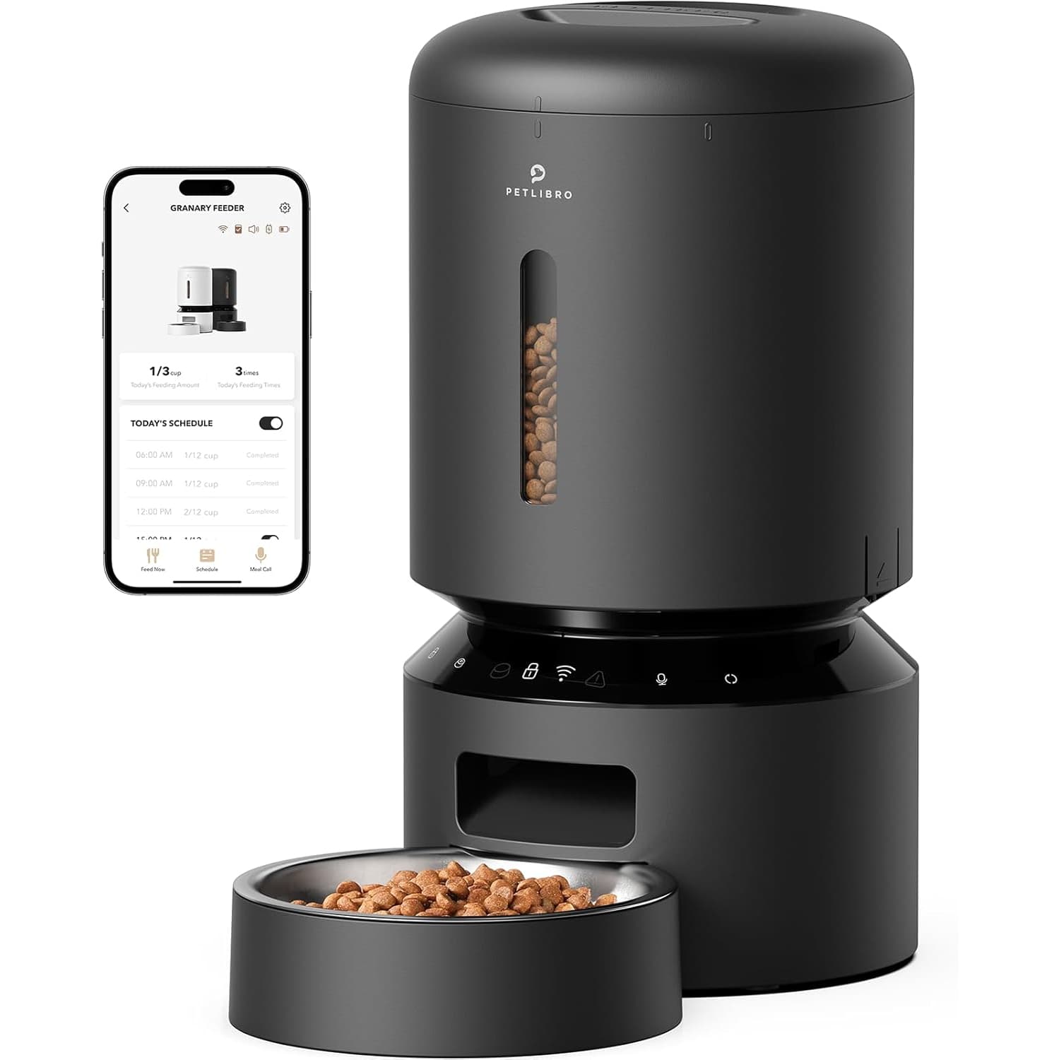 PETLIBRO Automatic Cat Food Dispenser, 5G WiFi Pet Feeder with APP Control for Pet Dry Food, 5L Automatic Cat Feeder