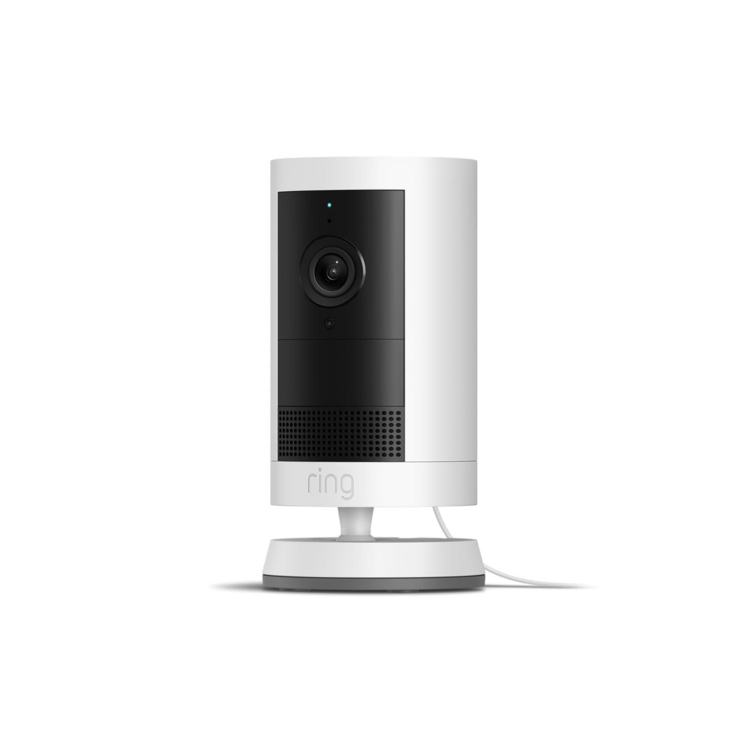 Ring Outdoor Cam Plus Wired 2K Security Camera - Color Night Vision, Wide-Angle, Motion Detection - White