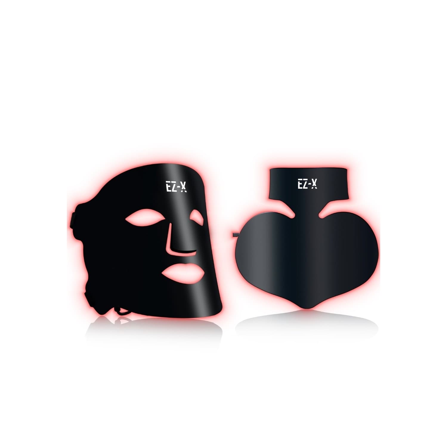 EZ-X Pro Red Light Mask Full Set - Near Infrared & Red Light Therapy for Face, Neck & Chest - Extra Power - 240 LEDs - Wireless LED Face Mask for Anti Aging