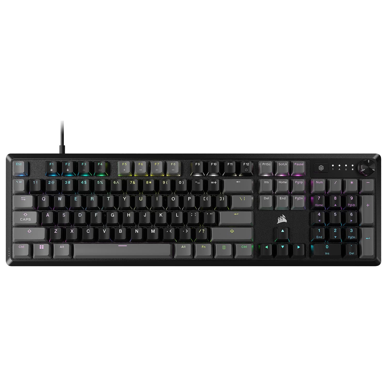Corsair K70 CORE Backlit Mechanical Red Linear Gaming Keyboard - Carbon Grey - English