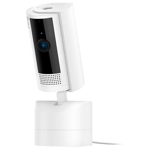 Ring Pan-Tilt Indoor 1080p HD Wi-Fi Security Camera - 360° Pan & Tilt, Night Vision, Two-Way Audio - White