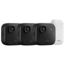 Blink Outdoor 2K+ Wire-Free Add-On Camera with Sync Module Core - Color Night Vision, 4X Zoom, Two-Way Audio (3-Pack) - Black