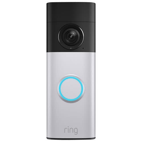 Ring Wire-Free Battery Doorbell 2K Plus - Nickel Silver