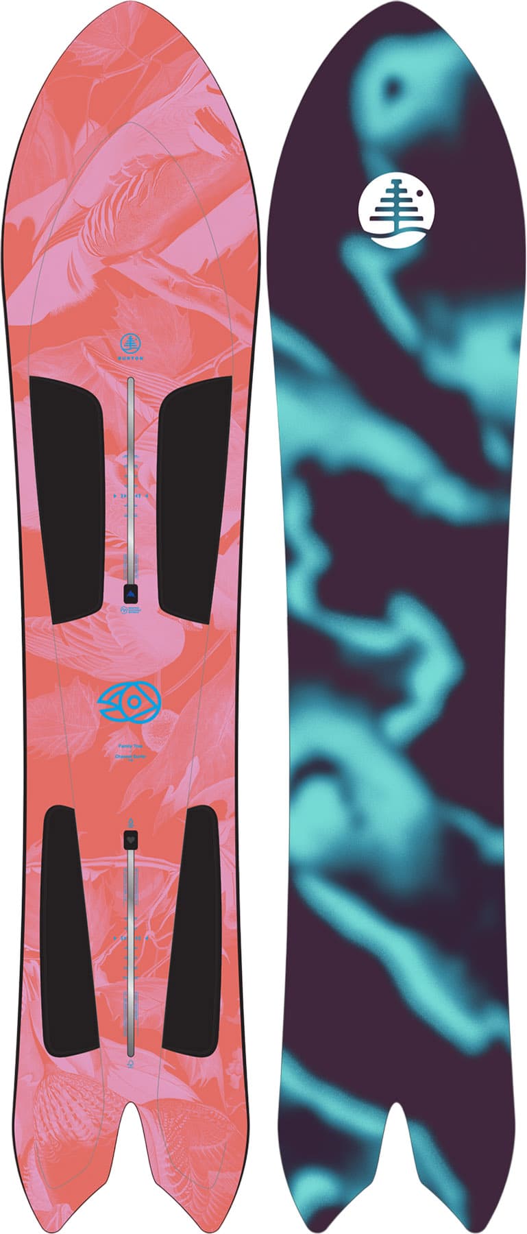 3D Family Tree Channel Surfer Snowboard