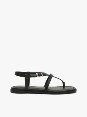 Buckled Leather Sandal