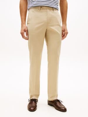 New York Label Straight Fit Chino