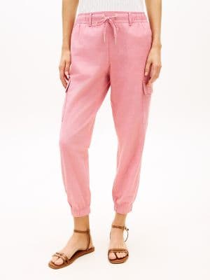 Stretch-Cotton Cargo Jogger